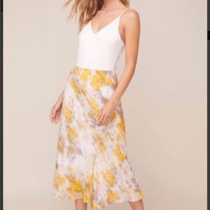 ASTR Nava Tie Dye Midi‎ Skirt | Size XS